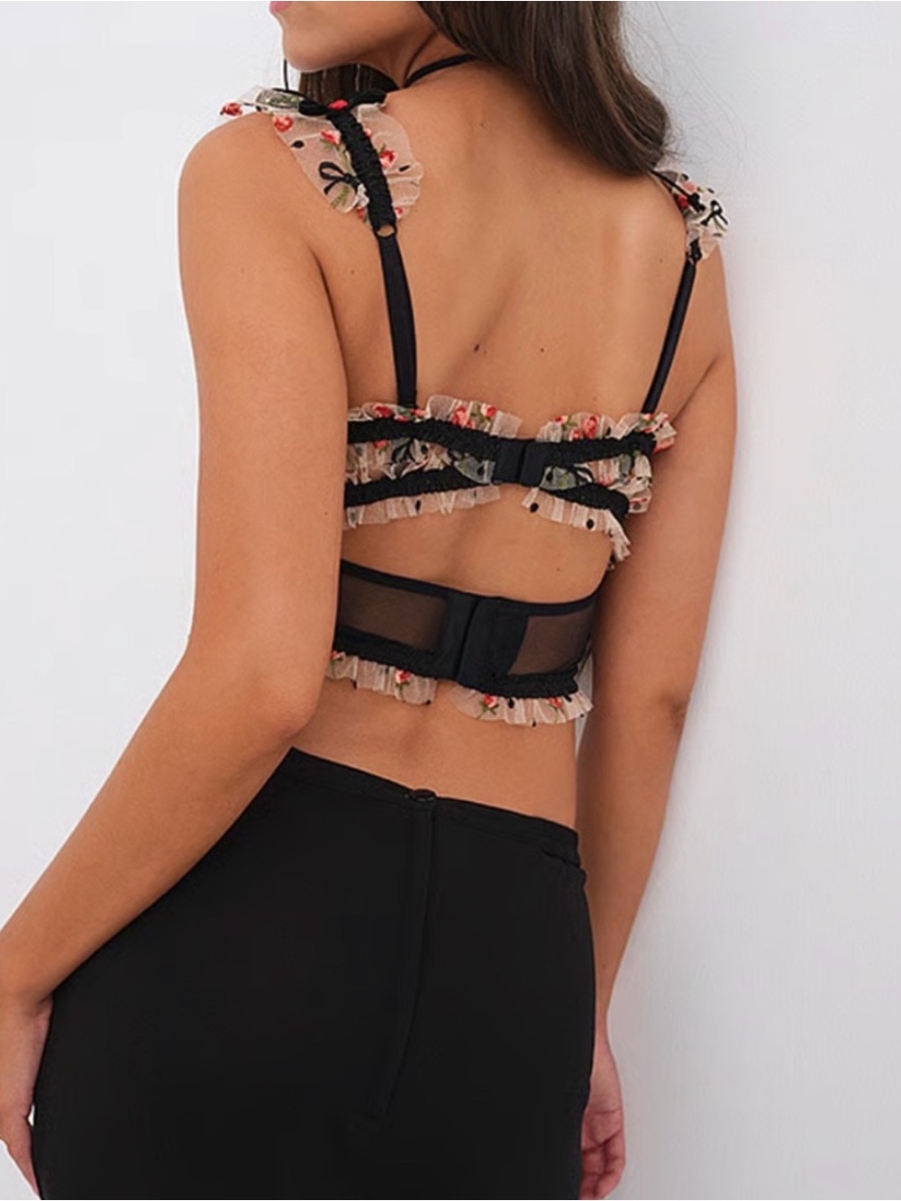 NWT For Love & Lemons Kendra Corset Bustier Top 🍒 - Picture 2 of 7